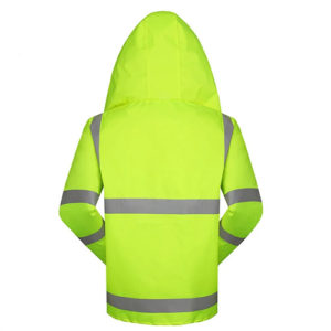 Hi-Visibility Polyurethane Rain Jacket- FB18014