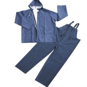3-PIECE PVC/POLY/PVC RAIN SUIT -FB18043