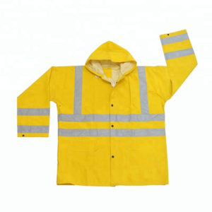 Heavy duty  Safety reflective industry rainsuit-FB18040