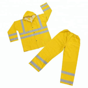 Heavy duty  Safety reflective industry rainsuit-FB18040