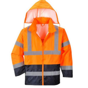 Hi Vis Waterproof Reflective Safety Jacket- FB18042