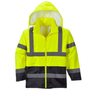 Hi Vis Waterproof Reflective Safety Jacket- FB18042