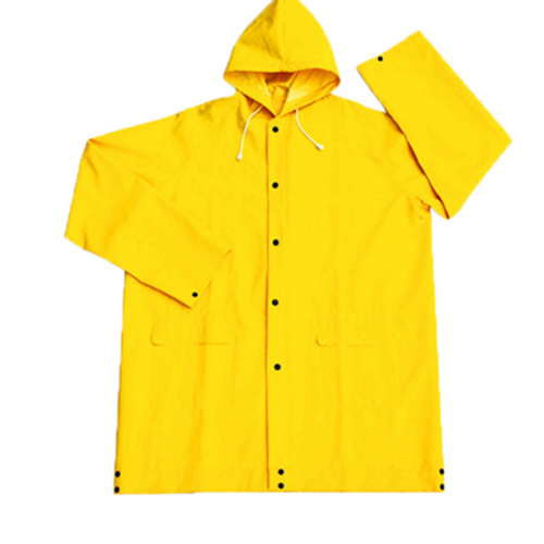 classic yellow rain jacket